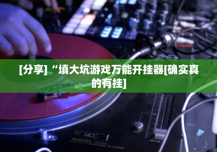 [分享]“填大坑游戏万能开挂器[确实真的有挂]